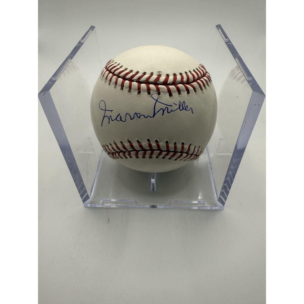 Marvin Miller Autographed Major League Baseball Executive Director